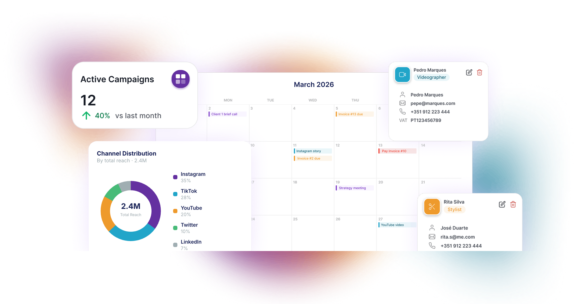 Flow Manager - Influencer Marketing Dashboard